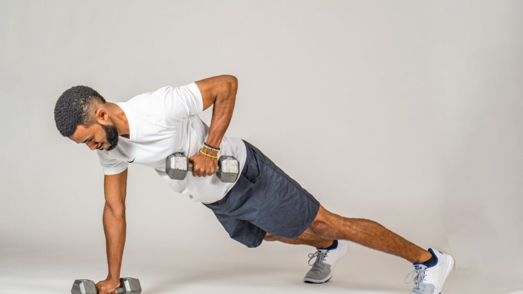 A man Exercising to Build Horseback Riding Skills